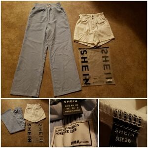 SHEIN Corduroy Trousers Shorts Bundle